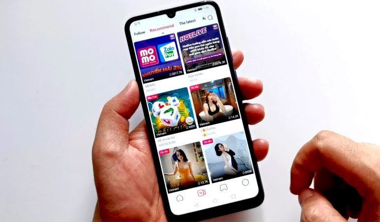 Giao diện chính thức của ứng dụng 567Live